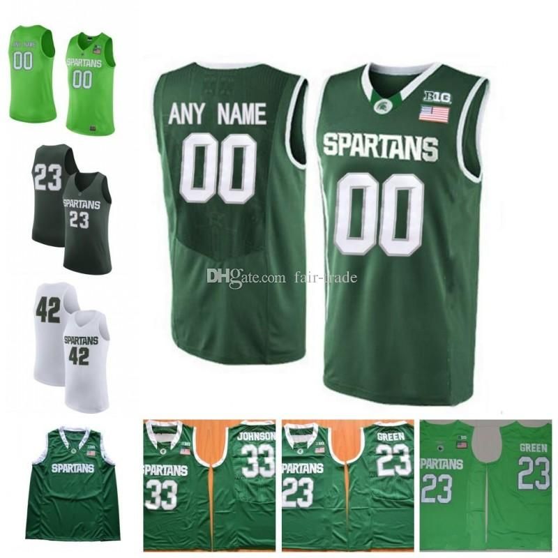 custom michigan state basketball jersey
