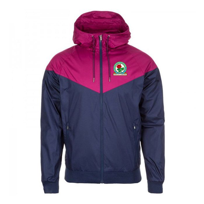 Blackburn Rovers FC Men Hooded Soccer 