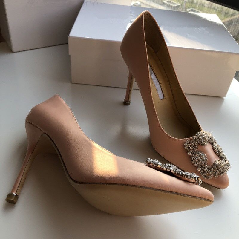 2019 Casual Women Stiletto High Heel Pumps Pointed Cap Toe