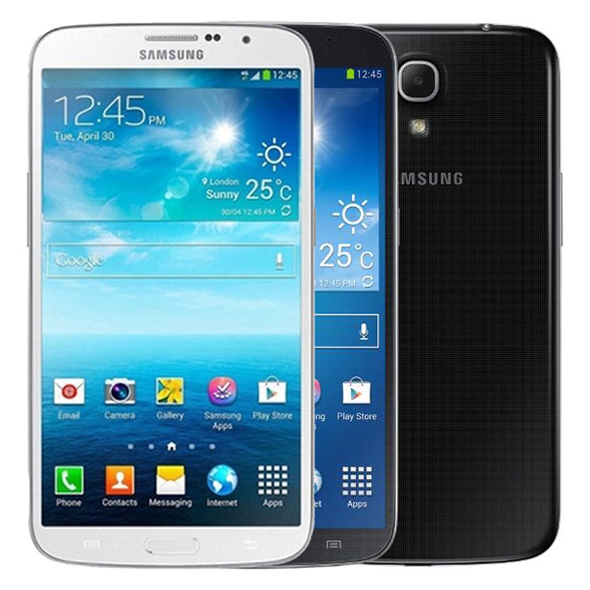 Восстановленные оригинальные Samsung Galaxy Mega 6.3 I9200 6,3 дюйма Двойное ядро ​​1.5 ГБ ОЗУ 16 ГБ РЗМ 8 МП 3G Разблокированный смартфон Бесплатный мобильный телефон DHL 1 шт.