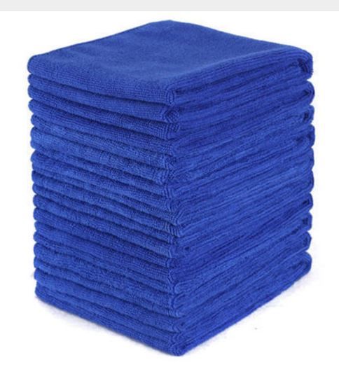 Microfiber Fiber Car Absorbent Kitchen Wash Cloth Auto Care Cleaning Blue Towels