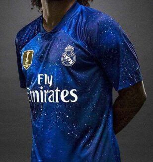 blusa azul do real madrid