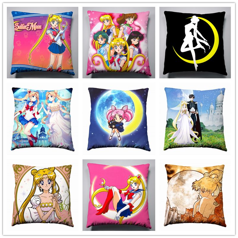 Anime Manga Pretty Soldier Sailor Moon Pillow 40x40cm Pillow Case Cover Seat Bedding Cushion 007 Free Pillowcase Pattern Homemade Pillow Cases From Gor2don 24 28 Dhgate Com