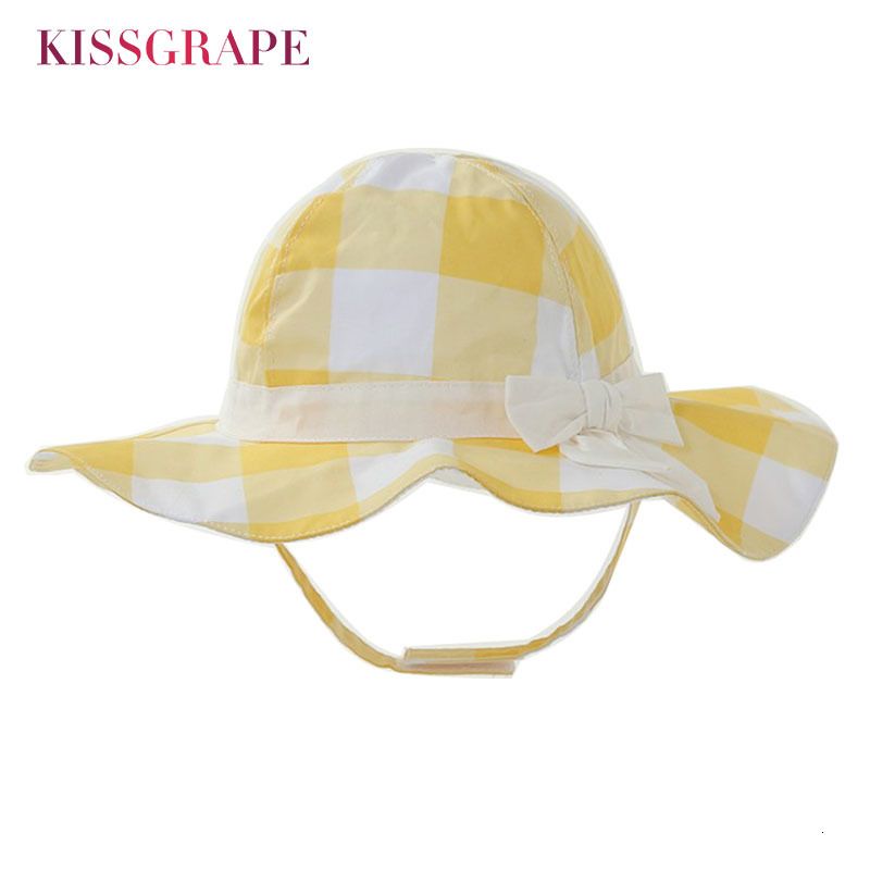 girls yellow sun hat