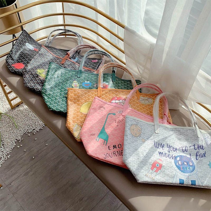 New Designer Luxury Women Handbags 13 Goyard 13 Purses Large Capacity Shopping Bag Cartoon Popular Hot Sale Bags Ladies Handbags Leather Handbags From Fujian806 67 36 Dhgate Com