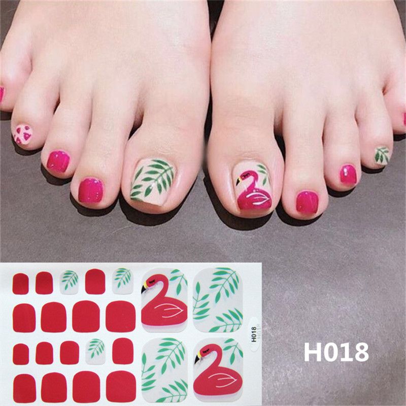 toe nail design stickers