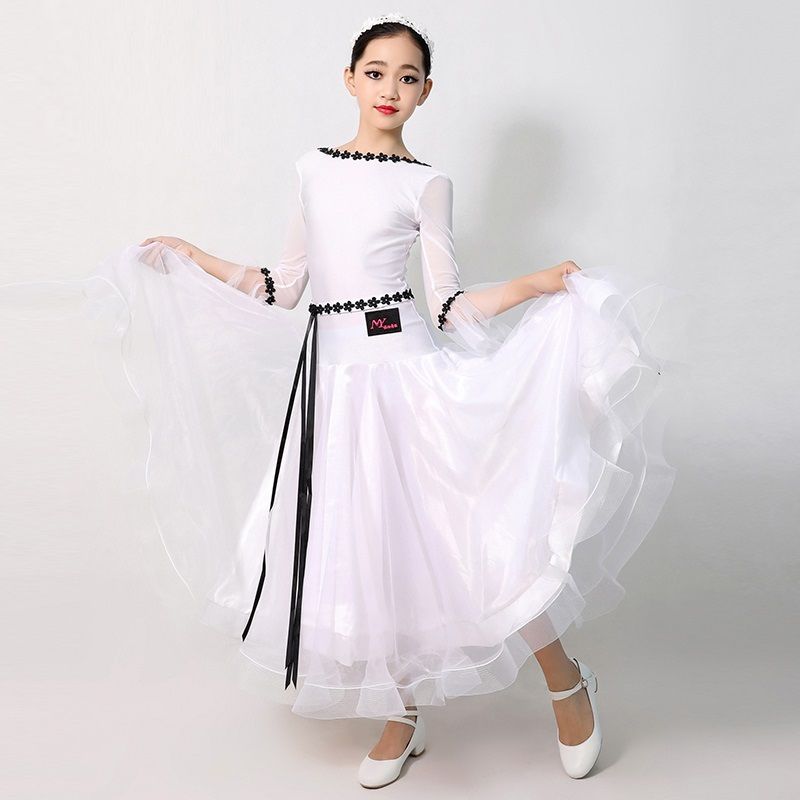 latino de baile de salón vestidos de las niñas se visten de flamenco costumcompetition moderna para niños vals trajes niños de vestir ropa de baile de salón de baile de vestir
