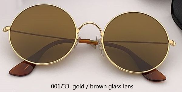 001/33 altın/kahverengi cam lens