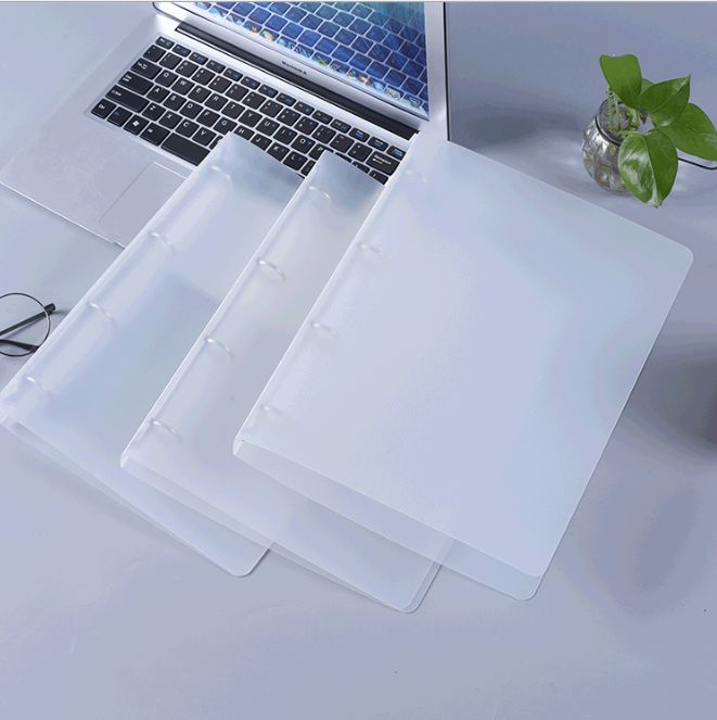 Wholesale 3 Pack 4 Ring Clear Binders, A4 Loose Leaf Round Ring Folder