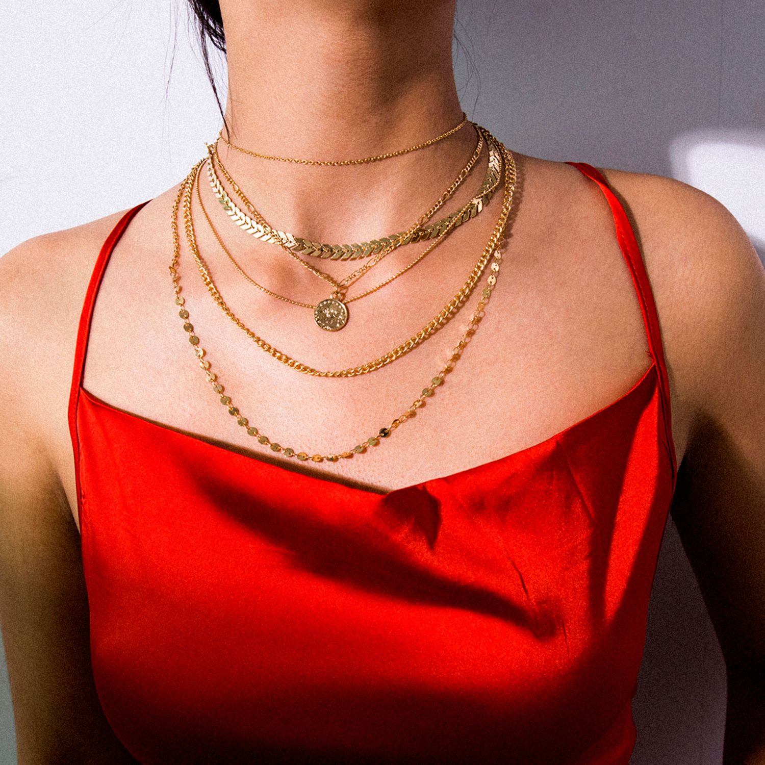 Women Ladies Women Gold Silver Chunky Statement Chain Necklace Choker Jewelry Z Women Ladies Women Gold Silver Chunky Statement Chain Necklace Choker Jewelry Z
