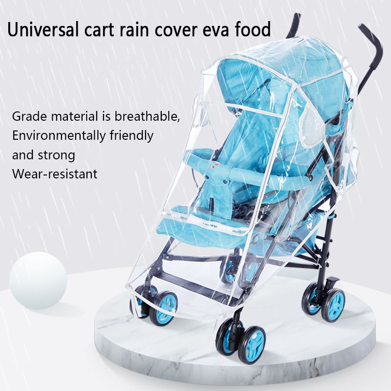 pram with rain cover