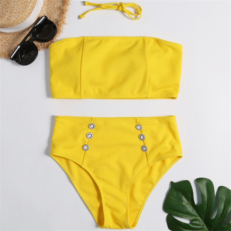 cheap yellow bathing suits