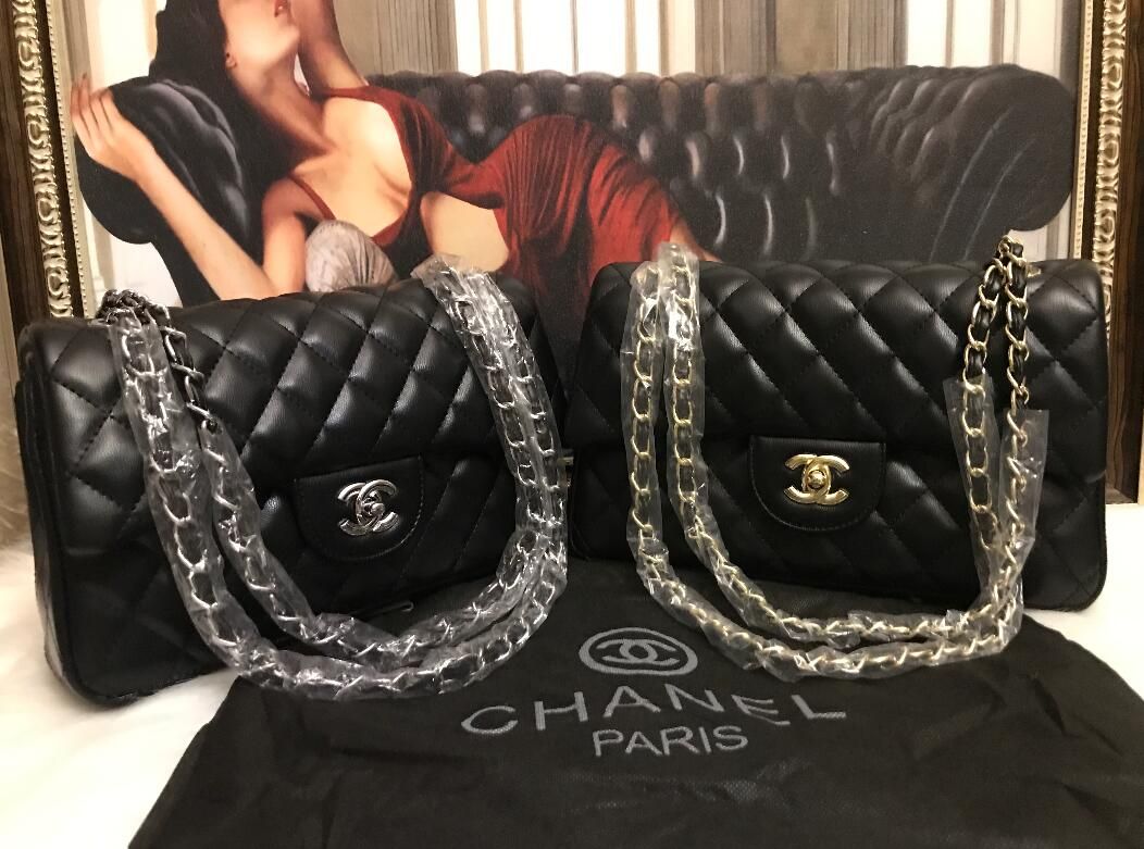 2020 Hot Sale Messenger Bag BLACK Leather CrossBody Bags Totes Women Vintage Handbags Bag Gold ...
