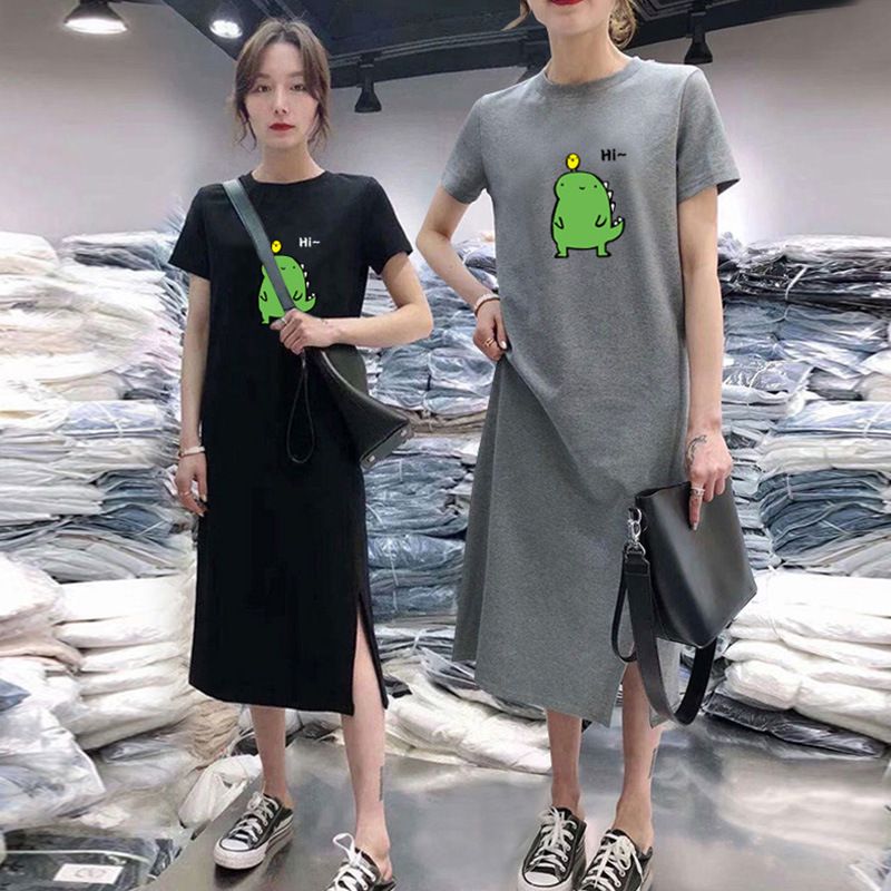E Baihui Short Sleeved T Shirt Dress Net Red And Ocean Split Long Skirt One Piece Dress Tee Loose Ins Tide Over The Knee Dress Ln21 From Jxkangye 8 44 Dhgate Com E Baihui Short Sleeved T Shirt Dress Net Red And Ocean Split Long Skirt One Piece Dress Tee Loose Ins Tide Over The Knee Dress Ln21 From Jxkangye 8 44 Dhgate Com