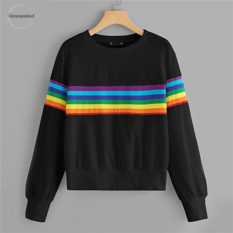 rainbow black sweater