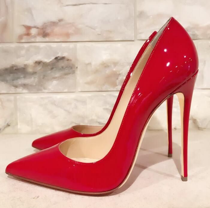 red dress shoes ladies