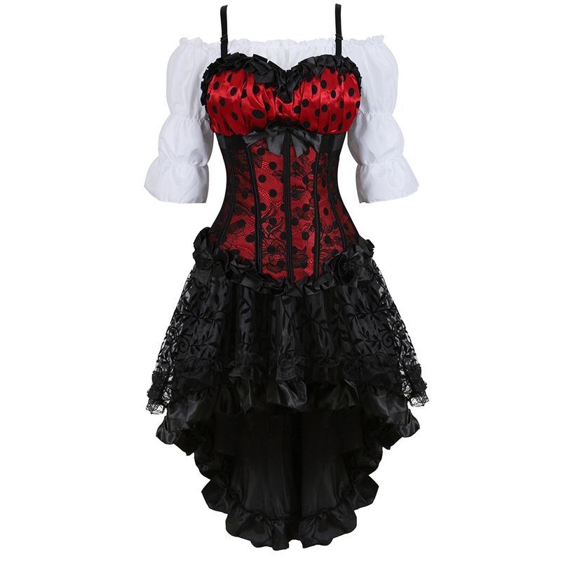 plus size corset skirt