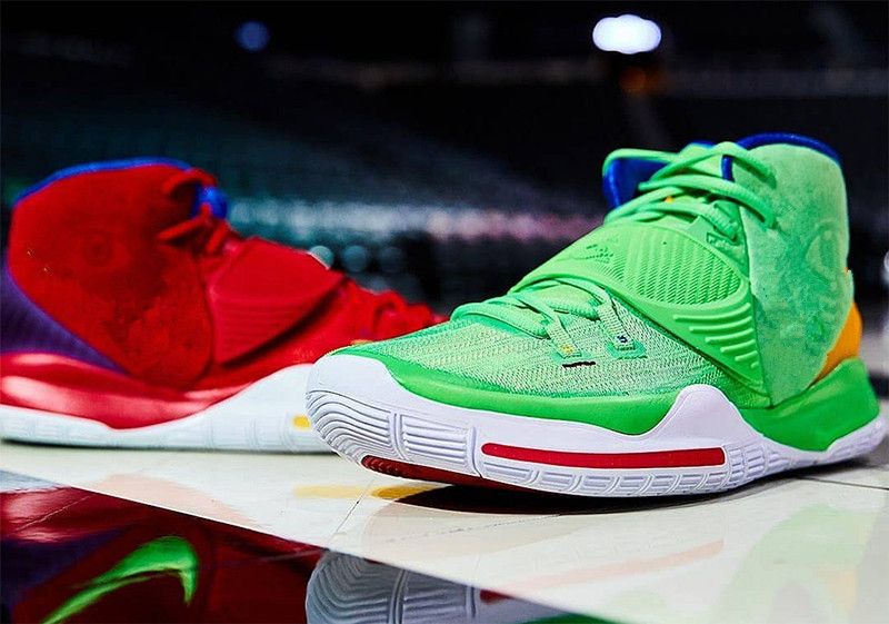 2020 New Kyrie 6 PE Mismatch Green Red 