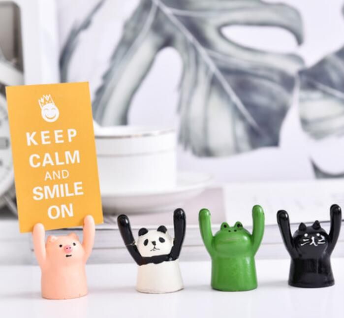 2020 Creative Notes Folder Desk Message Clip Cute Business Card