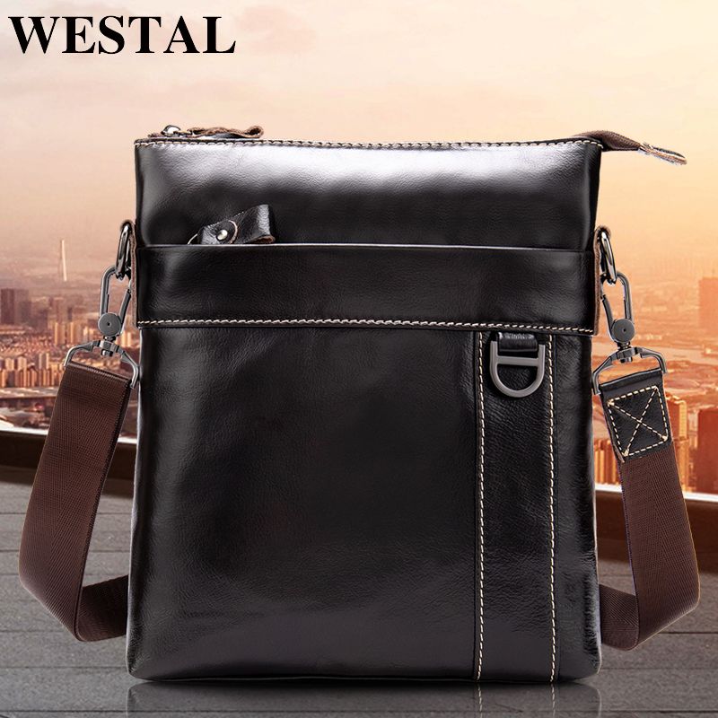 small leather messenger bag mens