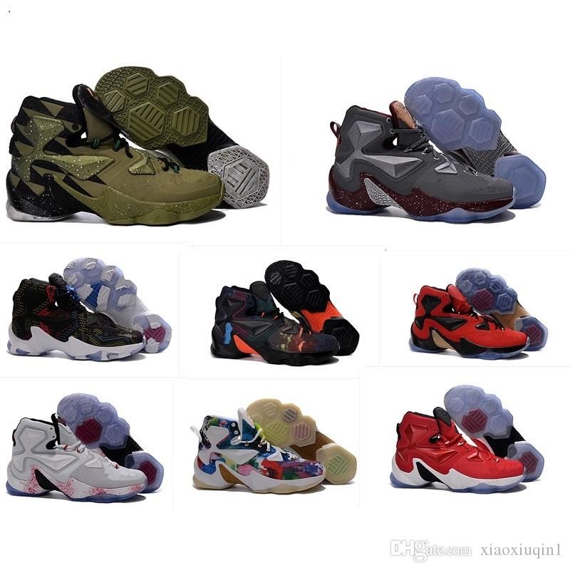 Lo que el Lebron XIII zapatos para hombre de baloncesto en venta LeBrons colorido BHM