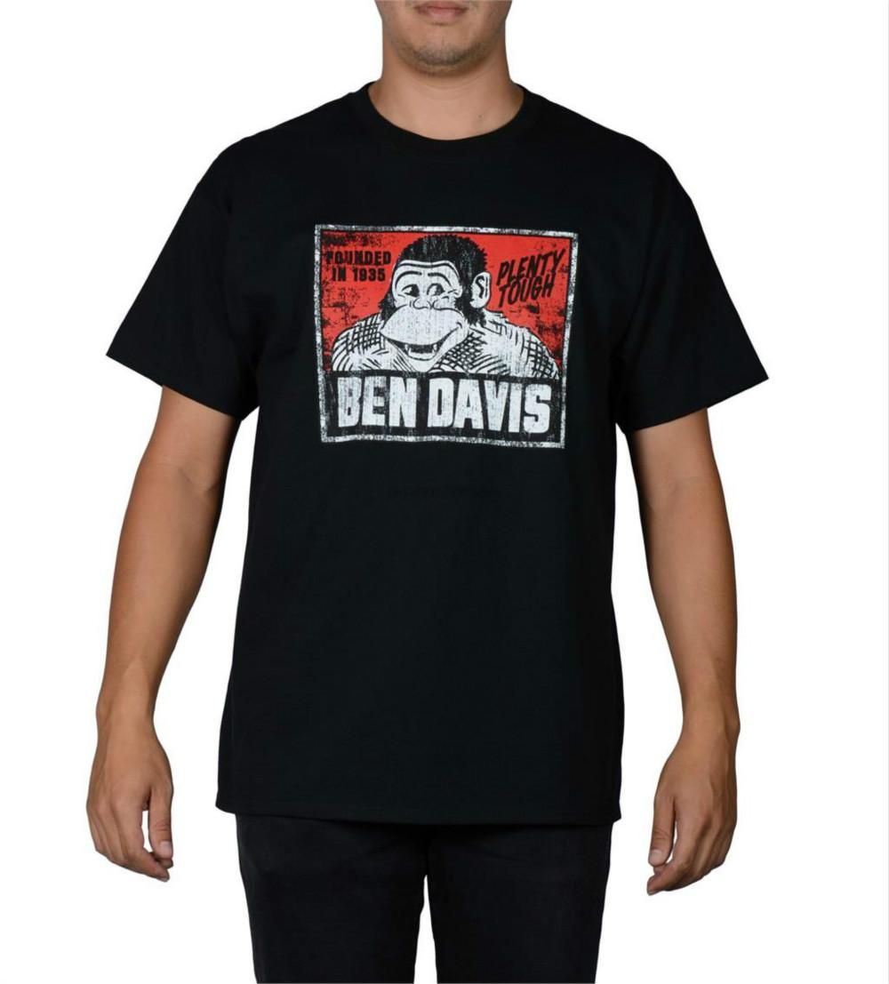 Gorila Vintage Logo Ben Davis de los hombres manga corta camiseta
