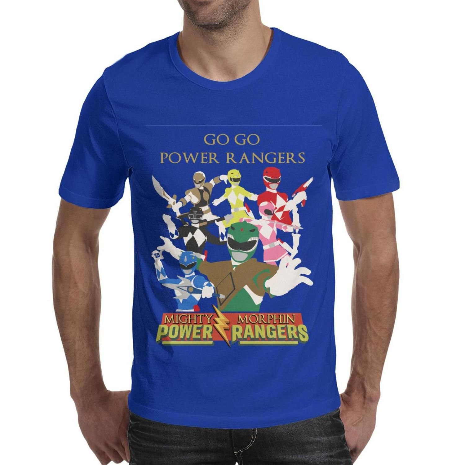 camiseta power ranger azul