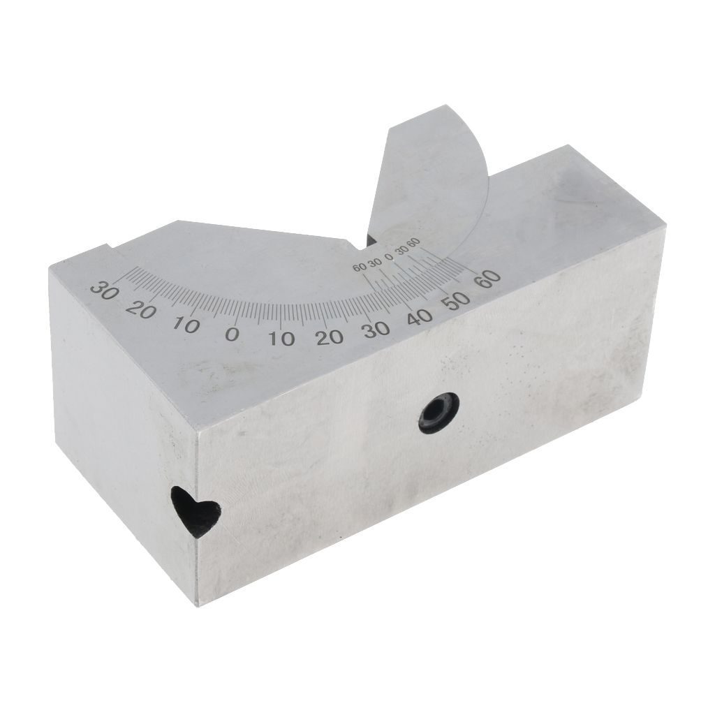 2021 Adjustable Angle Gauge V Block 0 To 90 Degree Adjustable Micro