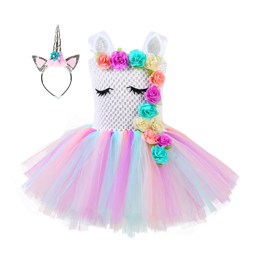 Girl Unicorn Dresses For Girls Tutu 