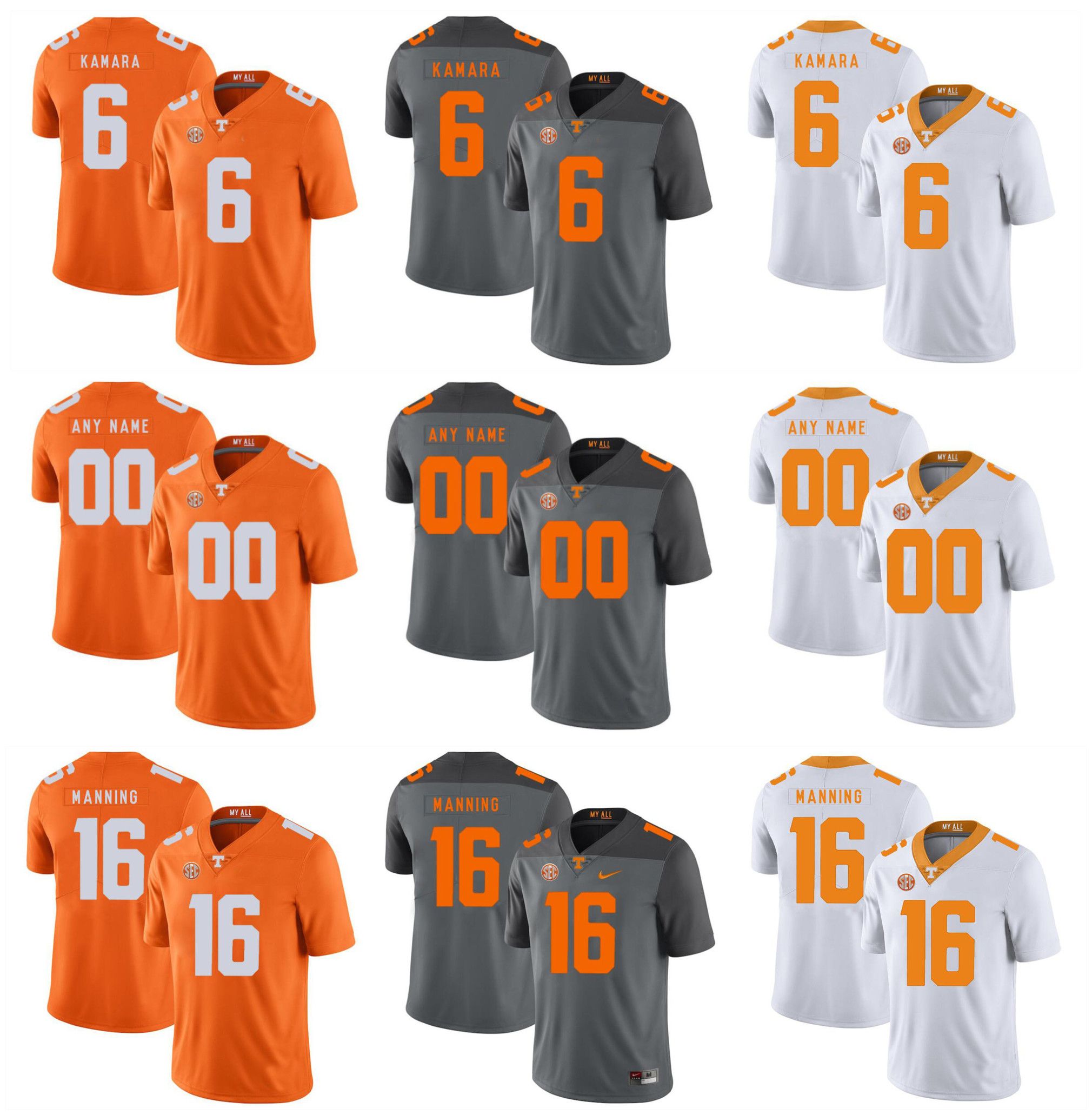 tennessee volunteers jersey