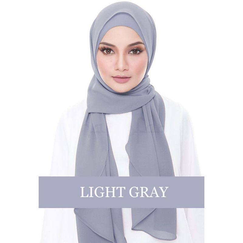 Gray hijab L