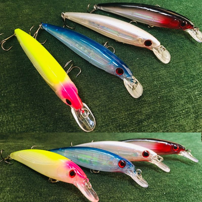 3PC//Set Artificial Pike Swimbait Muskie Fish Bait Lifelike Swimlure Fishing Lure