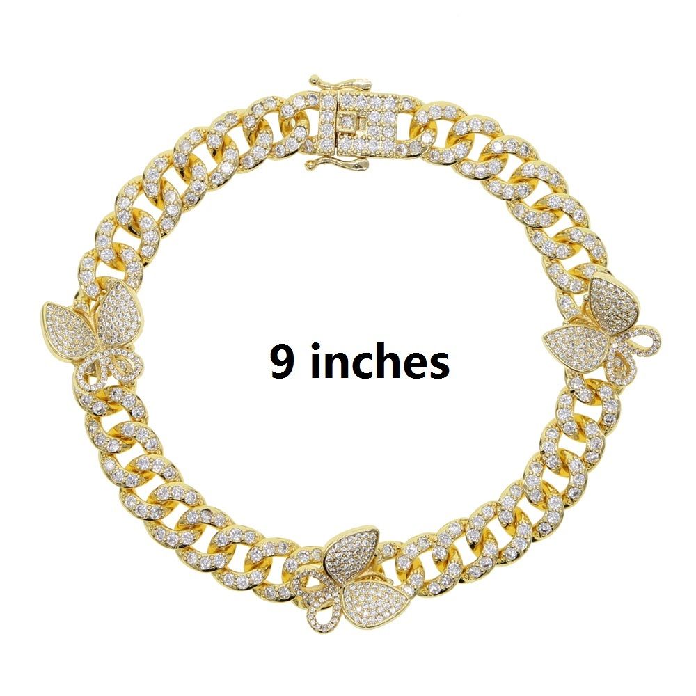 guld anklet 23cm