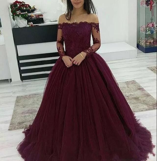 cute burgundy prom dresses