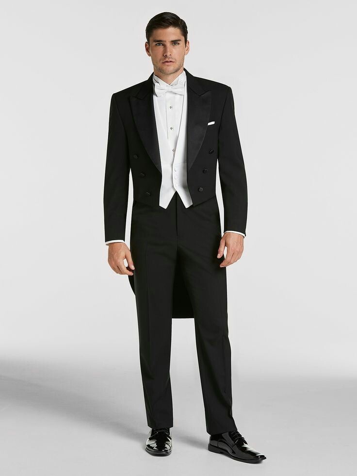 Acquistare Italiani Nero Frac Abiti Uomo Pantaloni Da Sposa Smoking Dello  Sposo Mattina Cena Groomsmen Wear Uomo Blazer Giacca Evening Party Economico  | Consegna Veloce E Qualità | DHgate Italy