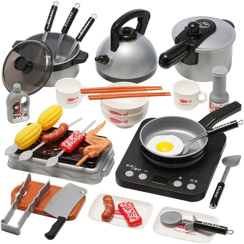 play kitchen food set