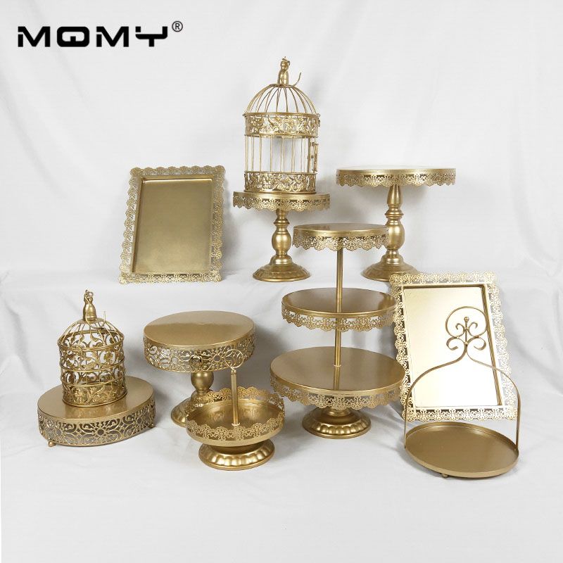 White Cake Stand Wedding Cupcake Stand Set Glass Dome Crystal