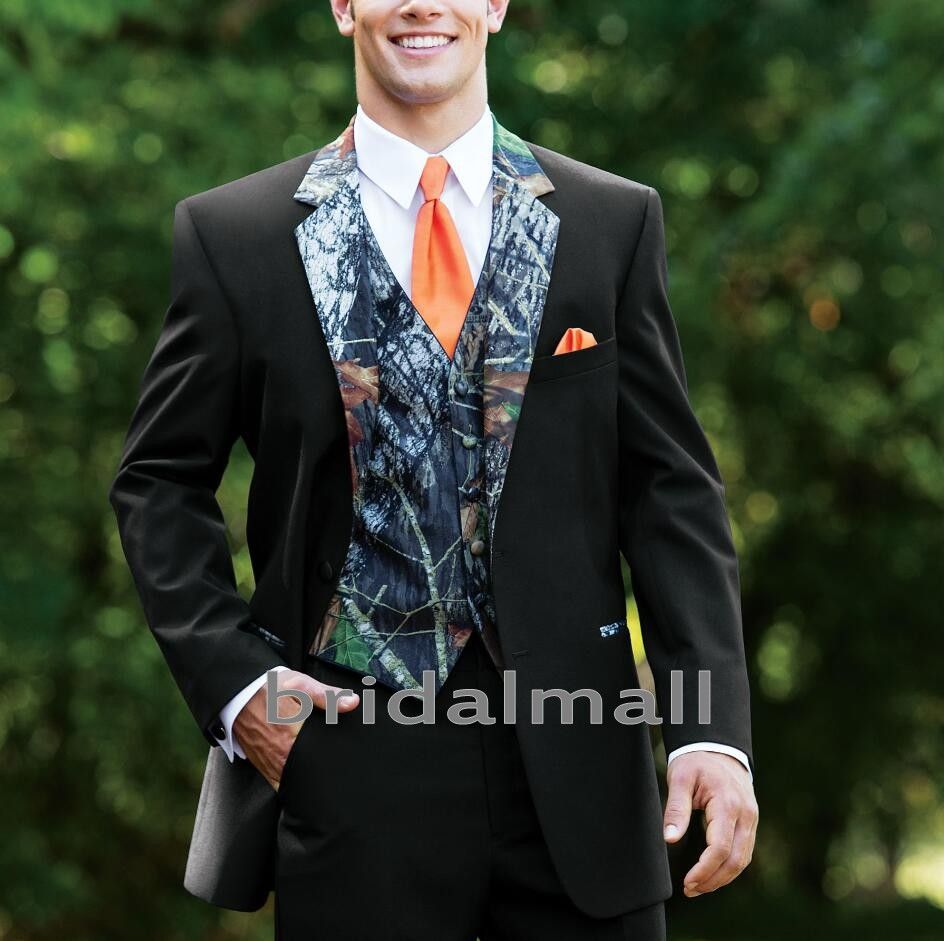 Handsome 2019 Camo Wedding Tuxedos Farm ...