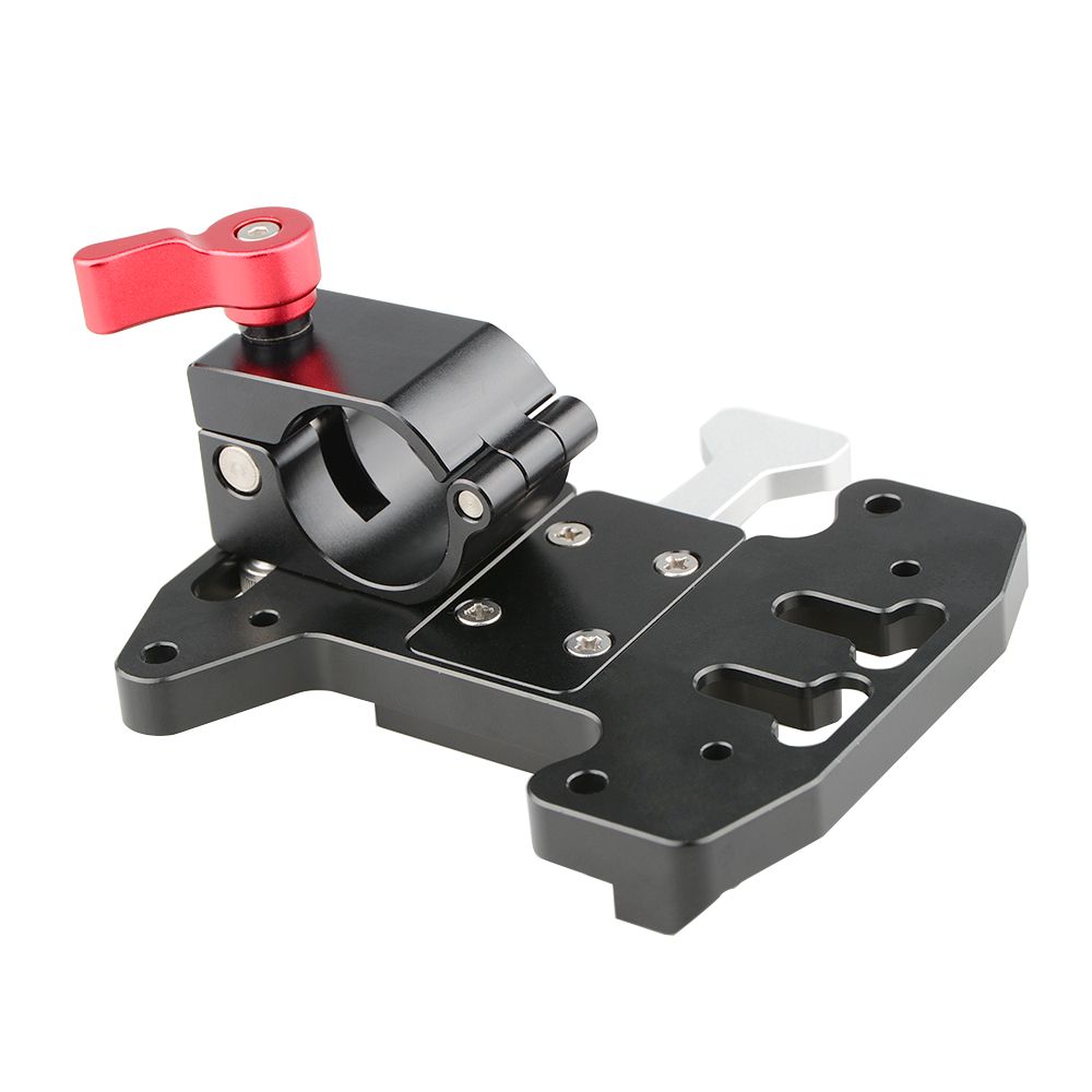 CAMVATE Quick Release V Lock Mounting Battery Plate With DJI 25mm Rod