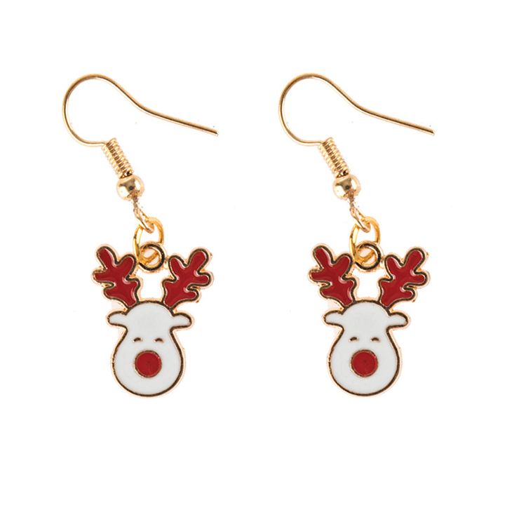 little girl christmas earrings