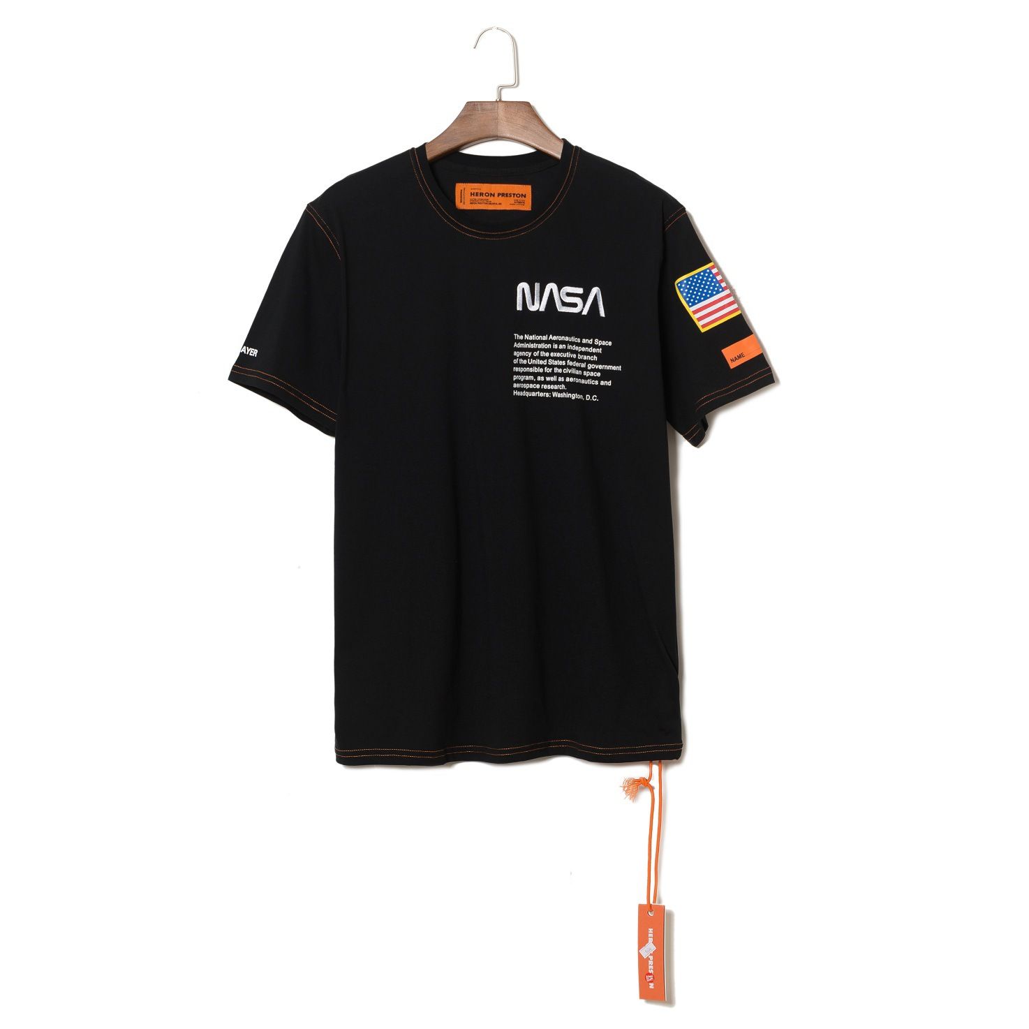 NASA X Heron Preston T Shirt Mens Summer Short Sleeve T Shirts