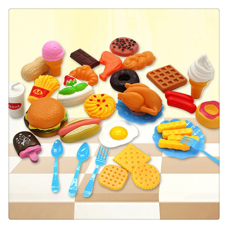 comida de plastico para niños