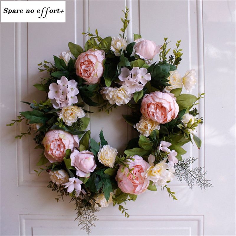 satin al diy yapay cicek celenk kapi celenk gul celenk ev dugun bahce partisi dekoru asili kapi ipek cicek tl374 93 dhgate comda