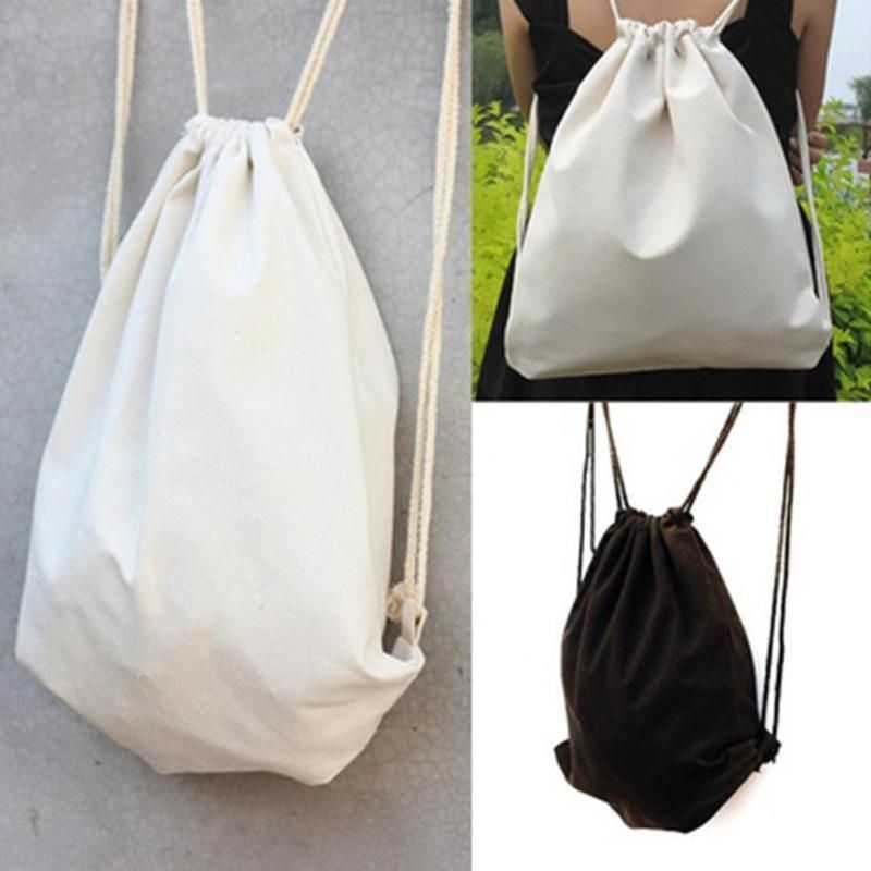 Compra Mujer Bolsos De Lona Para Mujer Mochilas Mochila Saco Bolsa  Adolescentes Mochila Bolsos De Compras Para Niñas Color Sólido Negro Blanco  # 33141 Barato | Entrega Rápida Y Calidad | Es.Dhgate