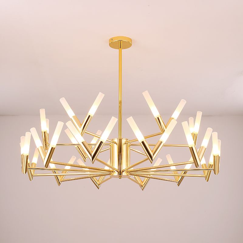 Gold Chandelier Nordic Luxury Fashion Living Room