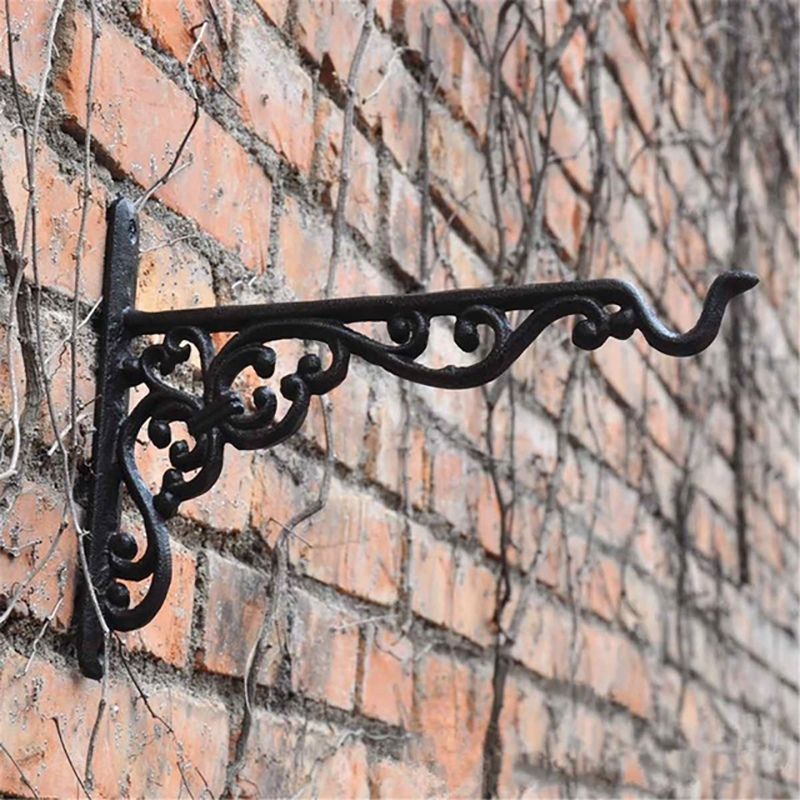 wrought iron garden hooks