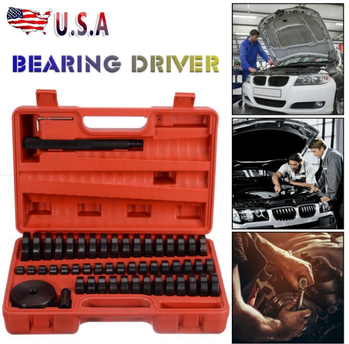 51pcs Bush Bearing Driver Set Remover Installer Removal Built Hand Tool Kit for Car Repair