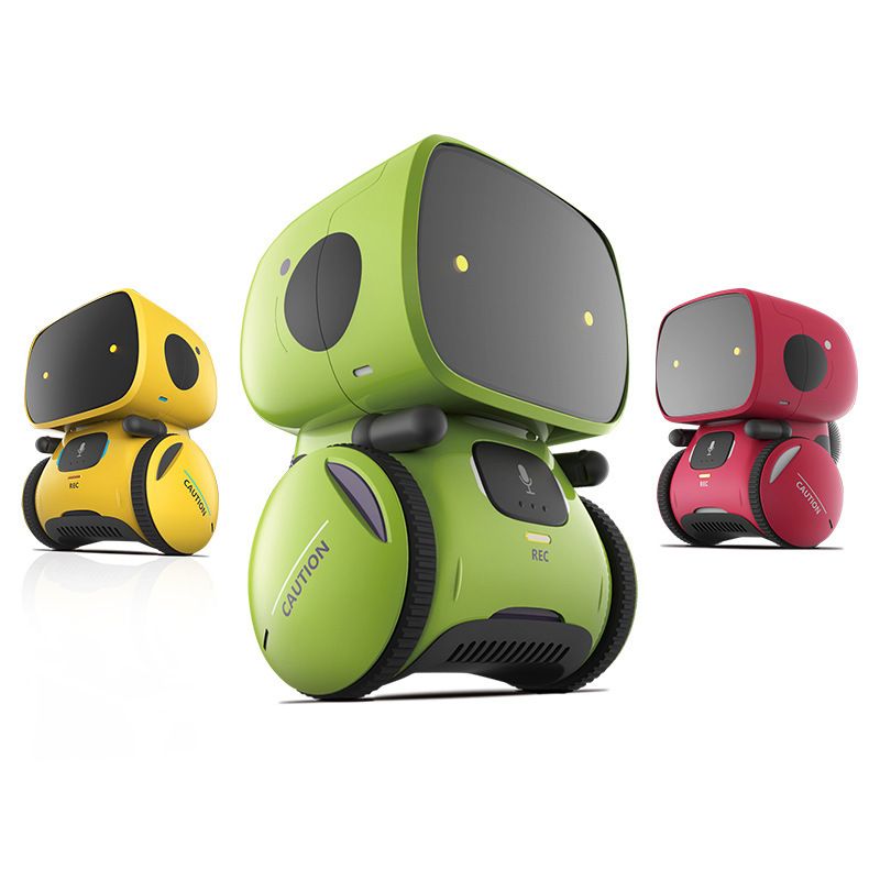 Cute Cartoon AT Smart Robot Intelligent Voice Control DIY Body Toy Baby Robot Toys Intelligent with Dancing Winking Model for Kids Gift Cute Cartoon AT Smart Robot Intelligent Voice Control DIY Body Toy Baby Robot Toys Intelligent with Dancing Winking Model for Kids Gift