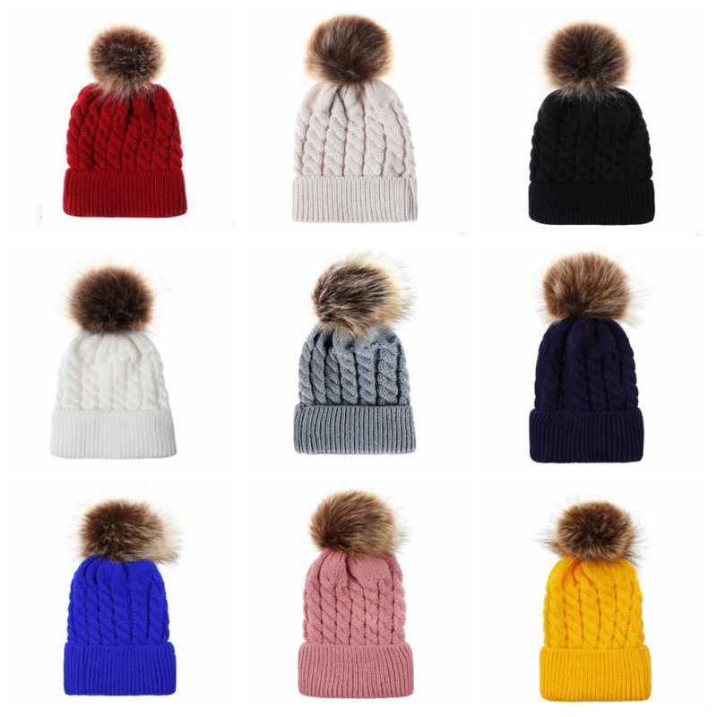 designer baby pom pom hats