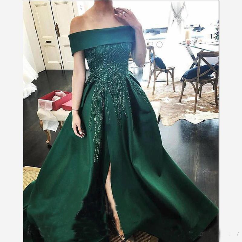 robe soiree col bateau